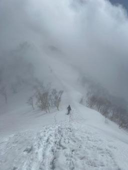 Photo, pingbiao mountain, snow mountain, residual snow, 