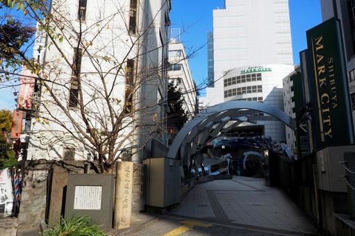 渋谷 道玄坂道供養碑 渋谷 道玄坂道供養碑 渋谷,マークシティ,道玄坂道供養碑の写真素材