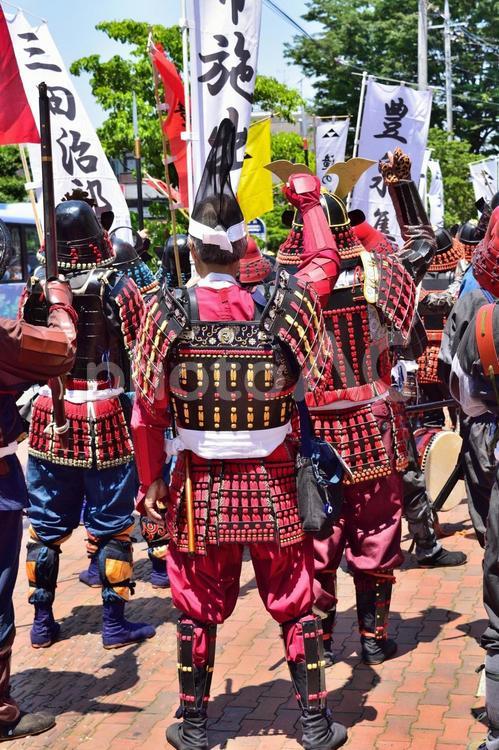 武者行列（Samurai） 兵,兵隊,剣の写真素材