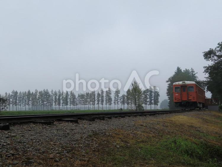 幸福駅　北海道　電車 電車,幸福,幸福駅の写真素材