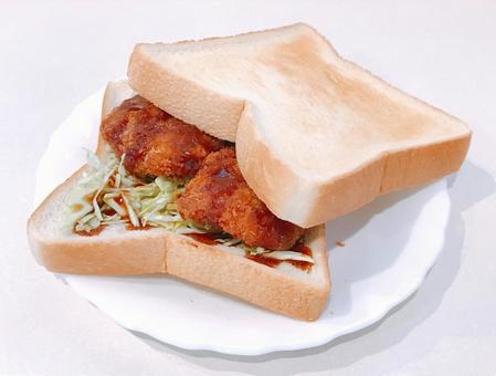 ヒレカツサンド ヒレカツサンド ヒレカツサンド,ヒレカツパン,ヒレカツの写真素材
