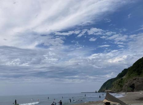 新潟の海水浴場 新潟の海水浴場の写真