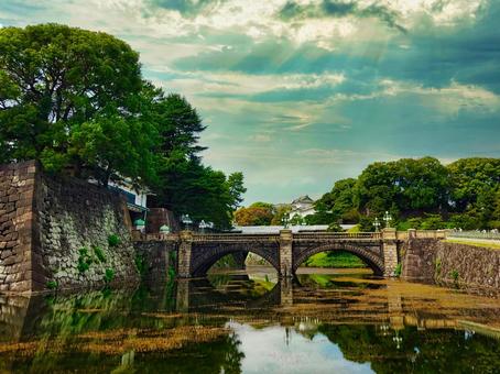 正門石橋 正門石橋の写真