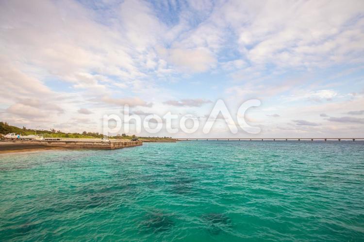宮古島　与那覇前浜ビーチの風景 与那覇前浜ビーチ,宮古島,沖縄の写真素材