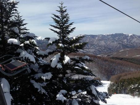 Photo, ski resort, lift, snow, 