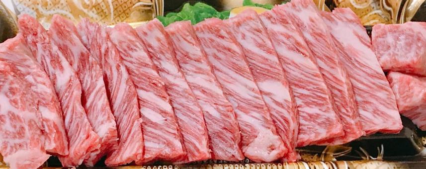 Wagyu beef shoulder loin, JPG