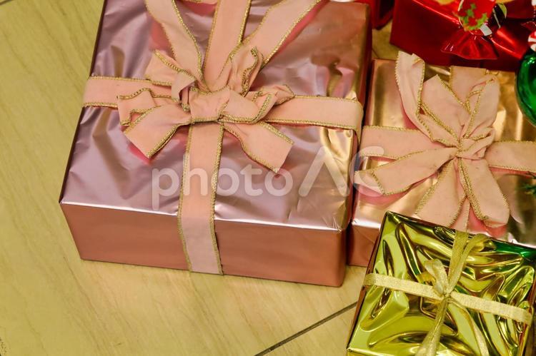 プレゼントボックス　クリスマスやお誕生日等にどうぞ プレゼント,クリスマスプレゼント,プレゼントボックスの写真素材