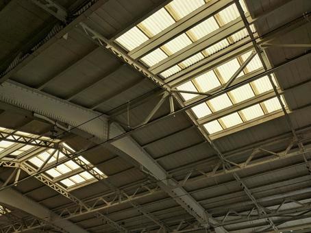 駅の天窓 駅の天窓の写真