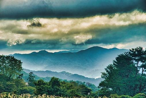 三瓶山の風景の写真
