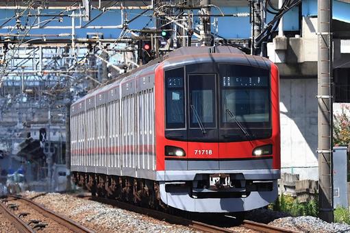 東武 70000型 東武 70000型 70000型,70000系,東武の写真素材