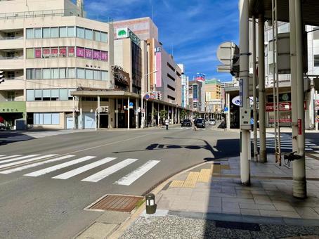 青森市新町八甲田通りとの交差点 青森市新町八甲田通りとの交差点の写真