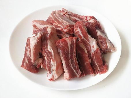 豚スペアリブ 豚スペアリブ スペアリブ,豚肉,肉の写真素材