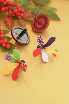 正月イメージ　南天 南天,ナンテン,正月の写真素材