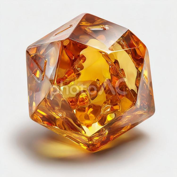宝物のような琥珀の結晶のクローズアップ 琥珀,結晶,クリスタルの写真素材