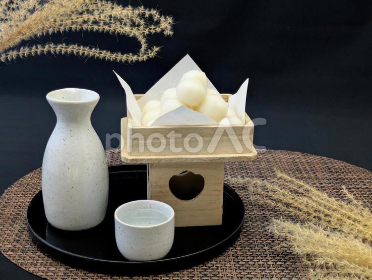 秋イメージ（お月見）9 秋,お月見,十五夜の写真素材
