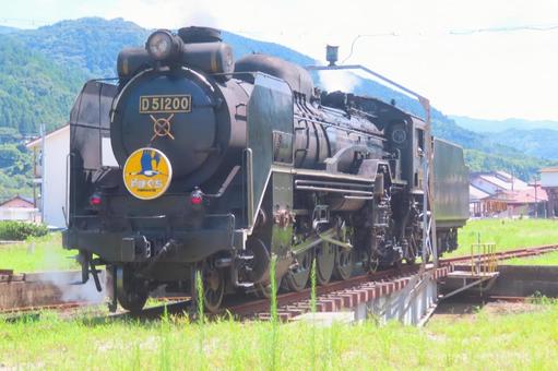 SLやまぐち号 D51 SLやまぐち号 D51 sl,d51,やまぐち号の写真素材