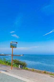 四国　愛媛県　下灘駅 下灘駅,四国,四国地方の写真素材