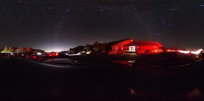 無限を映す裏天の川のパノラマ 天の川,裏天の川,銀河の写真素材