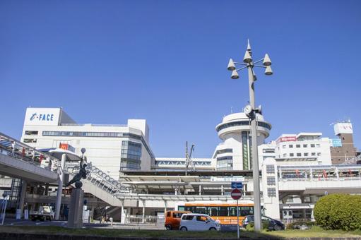 豊田市駅 豊田市駅,豊田市,街並みの写真素材