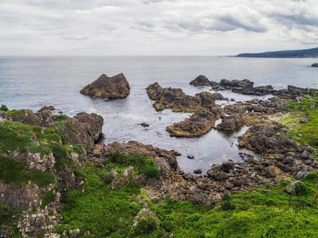 【青森県】八戸市・葦毛崎展望台 【青森県】八戸市・葦毛崎展望台 葦毛崎展望台,八戸市,青森県の写真素材