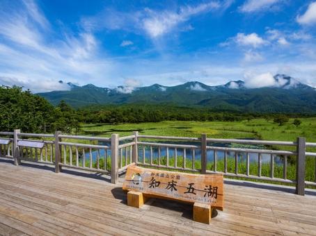 知床五湖 知床五湖 知床,湖,北海道の写真素材