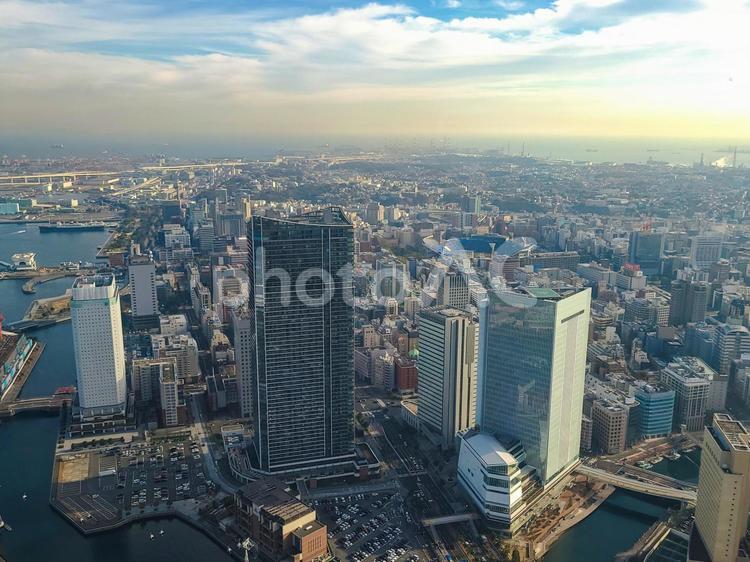横浜の街並み 風景,街並み,横浜の写真素材