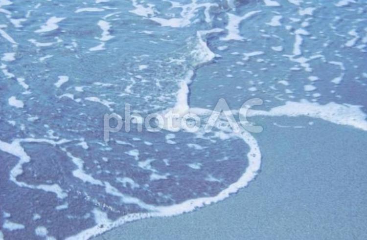 海と砂浜と波 海,砂浜,波の写真素材