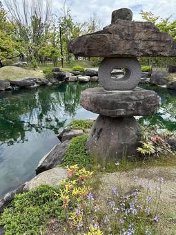 石灯籠 石灯籠の写真