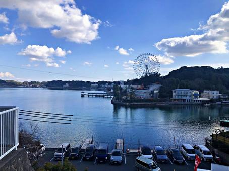浜名湖畔の景色 浜名湖畔の景色の写真