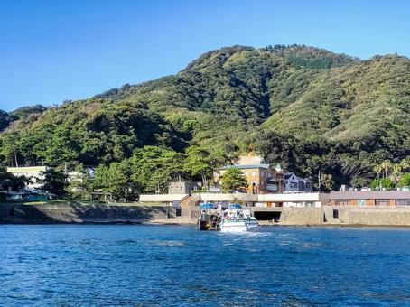 西伊豆　堂ヶ島マリン 遊覧船からの眺め 堂ヶ島,遊覧船,観光船の写真素材