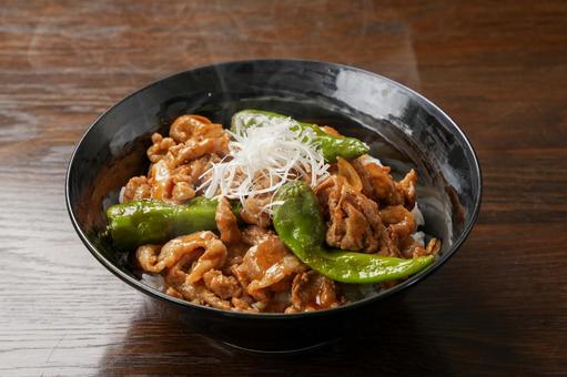 豚丼 豚丼 豚丼,豚肉,豚肉調理の写真素材
