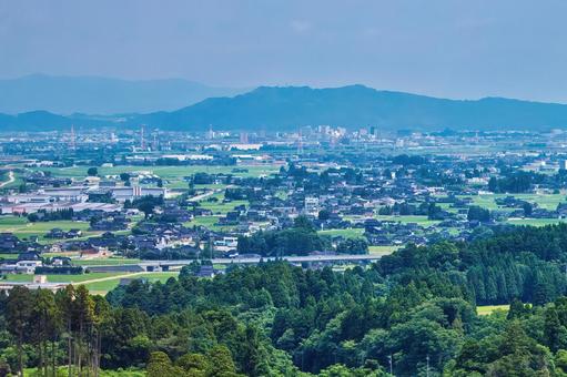 Photo, toyama prefecture, ripple city, landscape, 