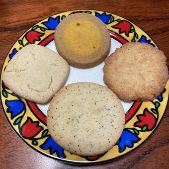 ４種類のクッキー② クッキー,焼菓子,お菓子の写真素材