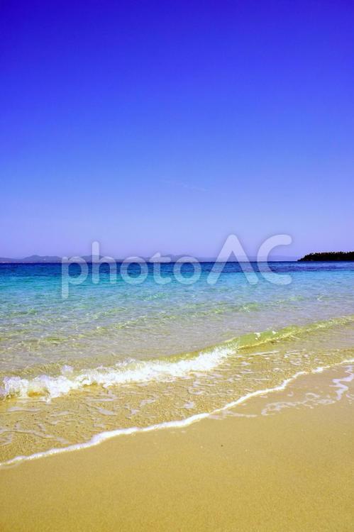 夏の癒し（沖縄県トンナハビーチ） 沖縄,旅行,うるま市の写真素材