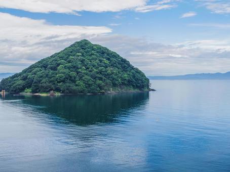【青森県】浅虫温泉・湯ノ島 【青森県】浅虫温泉・湯ノ島 湯ノ島,陸奥湾,浅虫温泉の写真素材