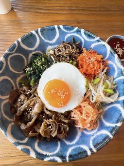 ビビンバ丼 ビビンバ,ビビンバ丼,韓国の写真素材