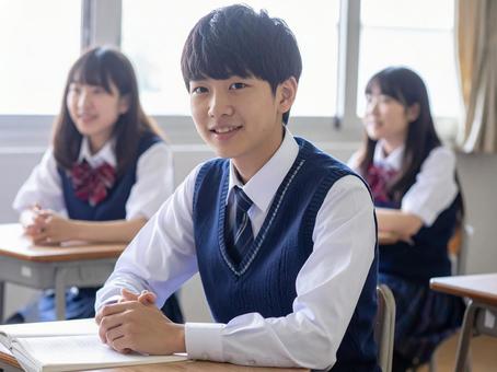 男子高校生 男子高校生の写真