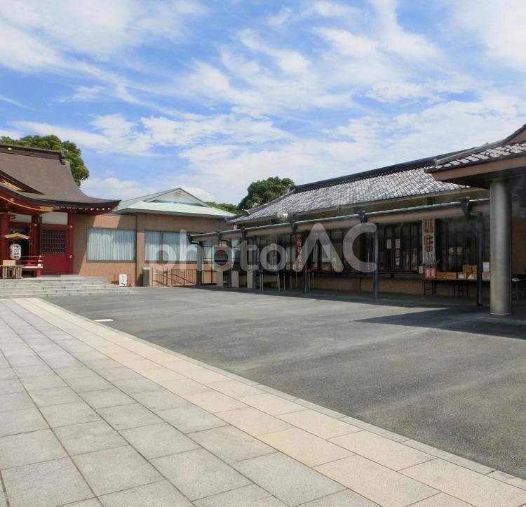 稲毛浅間神社の景色-9 稲毛浅間神社,千葉県千葉市稲毛区稲毛,参道の写真素材