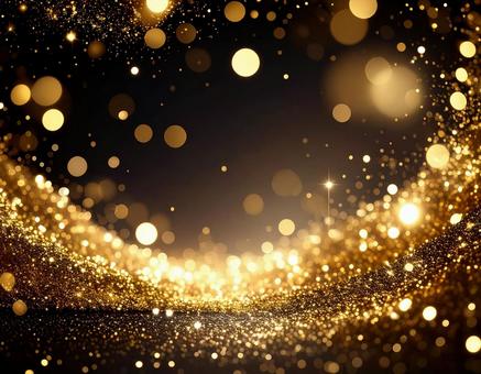 キラキラした幻想的な夜のイメージ　魔法3の写真