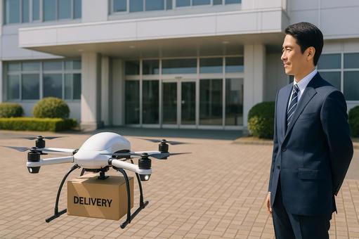 配送ドローンの運用確認 配送ドローンの運用確認の写真