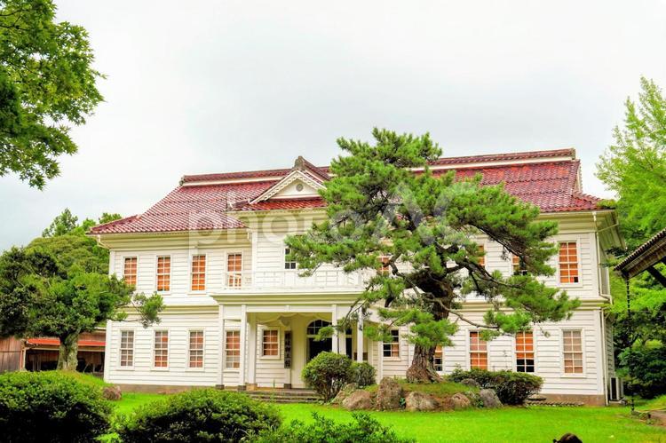 島根・隠岐道後の隠岐郷土館 隠岐郷土館,旧周吉外三郡役所舎,道後の写真素材