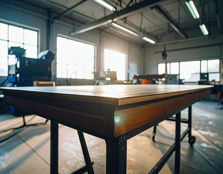 工場の作業台イメージ 工場の作業台イメージの写真