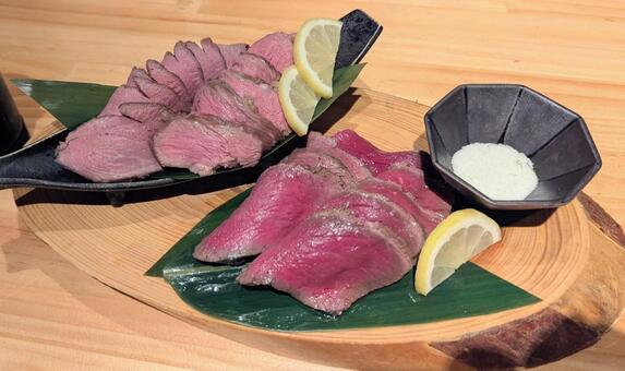 鹿肉と熊肉 鹿肉,カロリー,ランチの写真素材