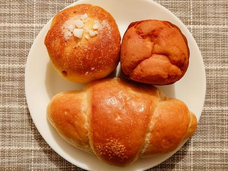 菓子パンいろいろ パン,菓子パン,朝食の写真素材