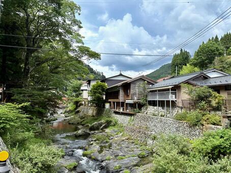 関西の避暑地・洞川温泉 洞川,洞川温泉,奈良の写真素材