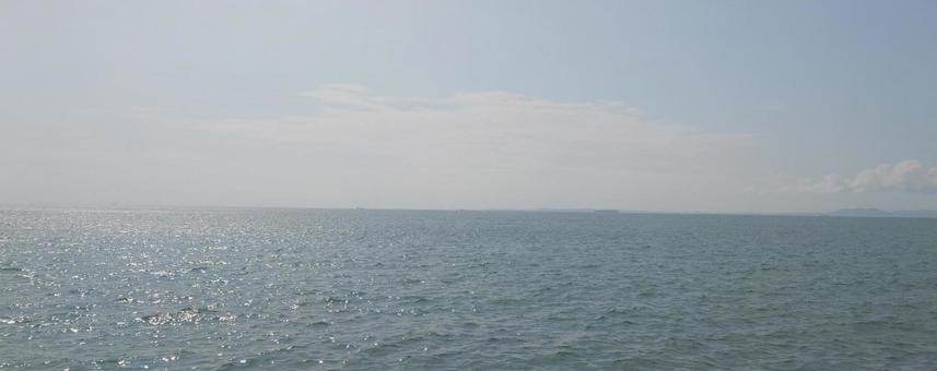 水平線 水平線 空,風景,自然の写真素材