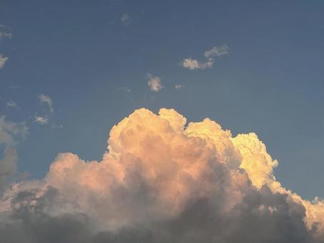 雲 空,雲,飛行機の写真素材