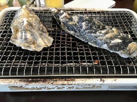 浜焼き(牡蠣) 浜焼き(牡蠣) 浜焼き,海鮮,魚介の写真素材