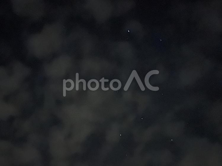 夜空に輝く星。ありがとう。 夜空,星,感謝の写真素材