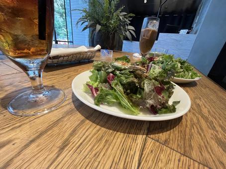 カフェランチ カフェランチ ランチ,カフェ,サラダの写真素材